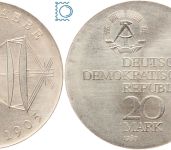 DDR 20 Mark 1980 - Ernst ABBE 1840-1905 - stempelglanz - J.1575