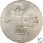 DDR 20 Mark 1980 - Ernst ABBE 1840-1905 - stempelglanz - J.1575