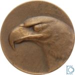 Frankfurt, Stadt - Bronzemedaille Preismedaille der X. Kanu-Regatta 1934 - Adlerkopf