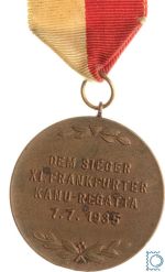 Frankfurt, Stadt - Bronzemedaille Preismedaille XI. Kanu-Regatta 1935