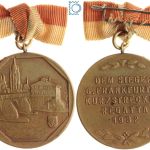 Frankfurt, Stadt - Bronzemedaille Preismedaille der 6. Regatta 1932