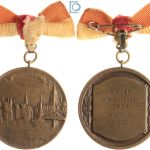 Frankfurt, Stadt- Bronzemedaille Preismedaille 2er ORMK Langstrecke Regatta 1930