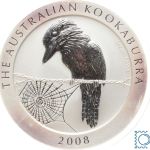 Australien 2008 - 2 Dollar Kookaburra - 2 Oz / Unze Silber - BU in Kapsel