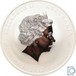 Australien Lunar II 2012 Dragon, Privy Mark Löwe, BU - 1 Oz in Kapsel