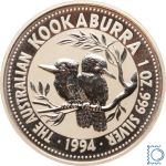 Australien 1994 - 1 Dollar Kookaburra - 1 Unze Silber - BU in original Kapsel