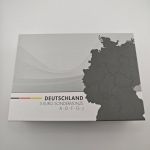 5 Euro Satz 2018 ADFGJ vergoldet in leuchtendem Präsentationskoffer