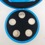 DEUTSCHLAND 5 Euro Satz 2016 ADFGJ Blauer Planet Erde in LED-Box von MDM