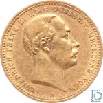 Kaiserreich, 10 Mark Mecklenburg 1890 A, Friedrich Franz III. (1883-1897), J.232