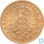 Kaiserreich, 20 Mark Preussen 1878 C, Kaiser Wilhelm I. (1861-1888), J.246