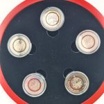 DEUTSCHLAND 5 Euro Satz 2017 ADFGJ Tropische Zone in LED-Box von MDM