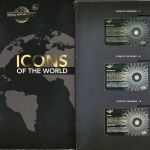 Ruanda 15 x 10 FRW je 1/200 Oz Goldmünze | Icons of the World 999 Feingold