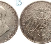 Sachsen-Meiningen, 3 Mark 1902 D, Georg II. (1866-1914), Silber, J.152
