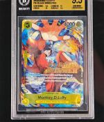 One Piece Monkey D. Luffy · P 036 Pre-Release Winner BGS 9,5 OP-04