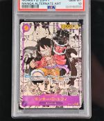 One Piece Monkey D. Luffy · OP09 119 Manga PSA 10 | Emperors In The New World