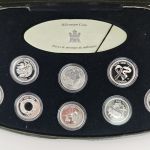 Kanada 12 x 25 cents 2000| Millennium Coins | 12 Silber Münzen| Box + CoA