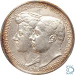 Sachsen-Weimar-Eisenach, 3 Mark 1910 A Großherzog Wilhelm Ernst Hochzeit Feodora