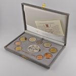 Vatikan Euro KMS 2006 Kursmünzensatz PP mit Silbermedaille in Box mit CoA