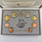 Vatikan Euro KMS 2006 Kursmünzensatz PP mit Silbermedaille in Box mit CoA