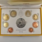 Vatikan Euro KMS 2009 Kursmünzensatz PP mit Silbermedaille in Box mit CoA