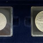 Weimar 3 Mark 1930 A + 5 Mark 1930 D | Graf Zeppelin Weltflug | J.342/343