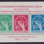 Berlin 1949 - Block 1 postfrisch - Währungsgeschädigte