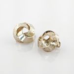 Clip-Ohrringe aus Silber im Knoten-Design
