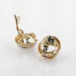 Clip-Ohrringe aus Silber im Knoten-Design