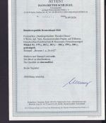 Bund Heuss Lumogen kpl. Satz 179y-260y Brief Versuchs-R-Stempel, Attest Schlegel BPP