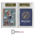 One Piece Nami · OP01-016 Alt Art SP Beckett 9,5 | Awakening Of The New Era 2023