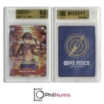 One Piece Monkey D. Luffy · ST10-006 SR Beckett 9,5 | Treasure Boosters Set 2024