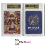 One Piece Monkey D. Luffy · ST10-006 SR Beckett 10 | Treasure Boosters Set 2024