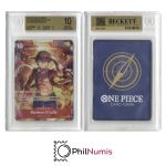 One Piece Monkey D. Luffy · ST10-006 SR Beckett 10 | Treasure Boosters Set 2024