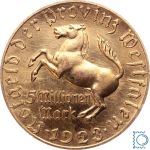 Notgeld Westfalen, 5 Millionen 1923, Minister von Stein, Jäger N22