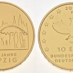 10 € - 1000 Jahre Leipzig - 2015 - vergoldet