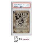 One Piece Wanted Set Shanks Luffy Buggy Teach · OP09 4x PSA 10 | Certs in Folge