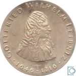 DDR 20 Mark 1966 - Gottfried Wilhelm Leibnitz - stempelglanz - J.1518