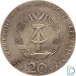 DDR 20 Mark 1968 - 150. Geb. Karl Marx - stempelglanz - J.1521