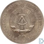 DDR 10 Mark 1966 - Karl Friedrich Schinkel - stempelglanz - J.1517