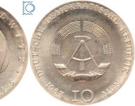 DDR 10 Mark 1967 - Käthe Kollwitz - stempelglanz - J.1519