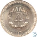 DDR 10 Mark 1967 - Käthe Kollwitz - stempelglanz - J.1519