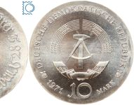 DDR 10 Mark 1971 - Albrecht Dürer - stempelglanz - J.1532