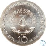DDR 10 Mark 1971 - Albrecht Dürer - stempelglanz - J.1532