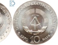 DDR 10 Mark 1970 - Ludwig van Beethoven - stempelglanz - J.1528