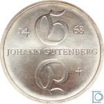 DDR 10 Mark 1968 - Johann Gutenberg - stempelglanz - J.1523