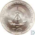 DDR 10 Mark 1968 - Johann Gutenberg - stempelglanz - J.1523