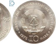 DDR 10 Mark 1972 - Heinrich Heine - stempelglanz - J.1542