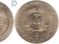 DDR 5 Mark 1971 - Johannes Kepler - stempelglanz - J.1534