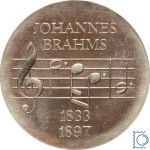 DDR 5 Mark 1972 - Johannes Brahms - stempelglanz - J.1540