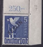 Berlin MiNr. 20 P OR dgz Eckrand postfrisch geprüft Schlegel LUXUS!