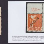 Berlin MiNr. 19 P OR dgz Eckrand postfrisch geprüft Schlegel LUXUS!